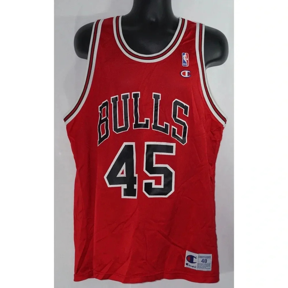 Michael Jordan Chicago Bulls 45 Vintage Jersey XL - Picture 1 of 8